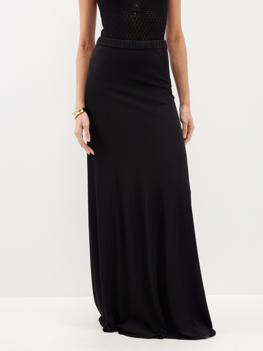 Tom Ford Panelled jersey maxi skirt