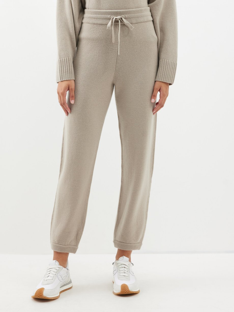 Cashmere track pants