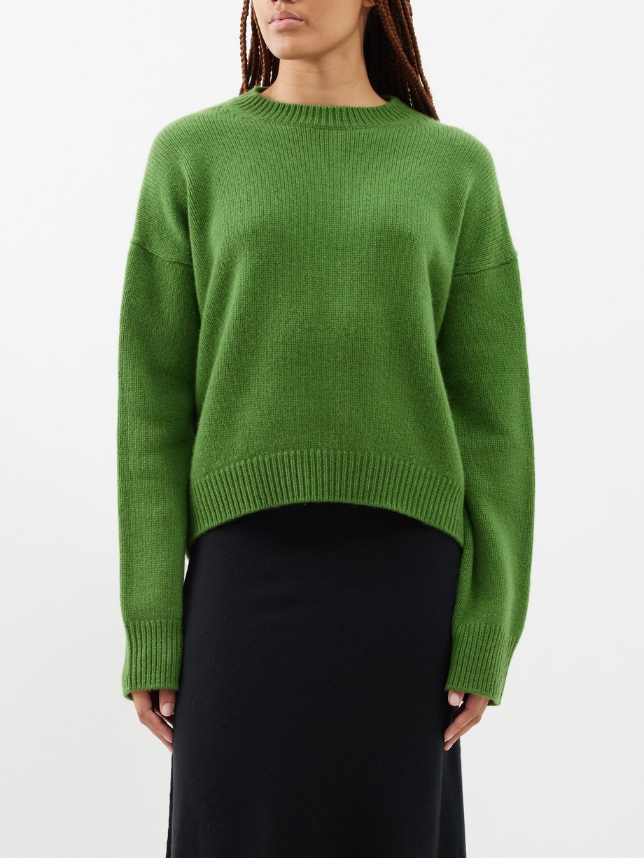 Green Ivy crew-neck cashmere sweater | Arch4 | MATCHES UK