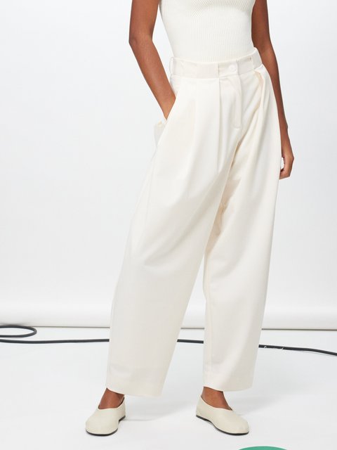 Women's High-rise Pull-on Tapered Pants - Universal Thread™ White 2x :  Target