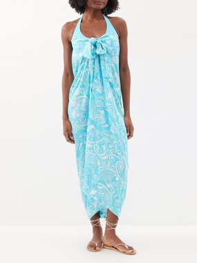 Melissa Odabash Ellie graphic-print viscose sarong
