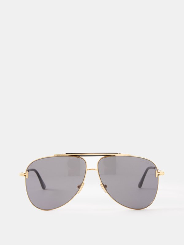 Tom Ford Eyewear (Tom Ford) Aviator metal sunglasses