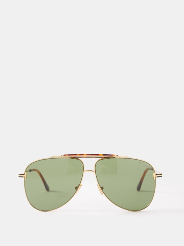 Tom Ford Eyewear (Tom Ford) Aviator metal sunglasses