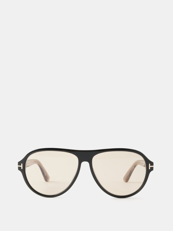 Tom Ford Eyewear (Tom Ford) Aviator acetate sunglasses