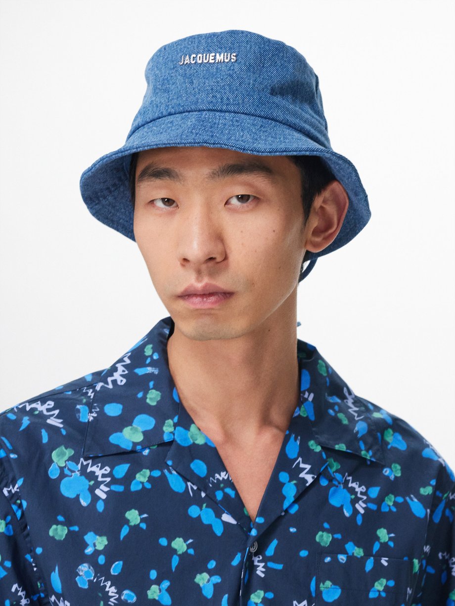 Blue Gadjo denim bucket hat | Jacquemus | MATCHES UK