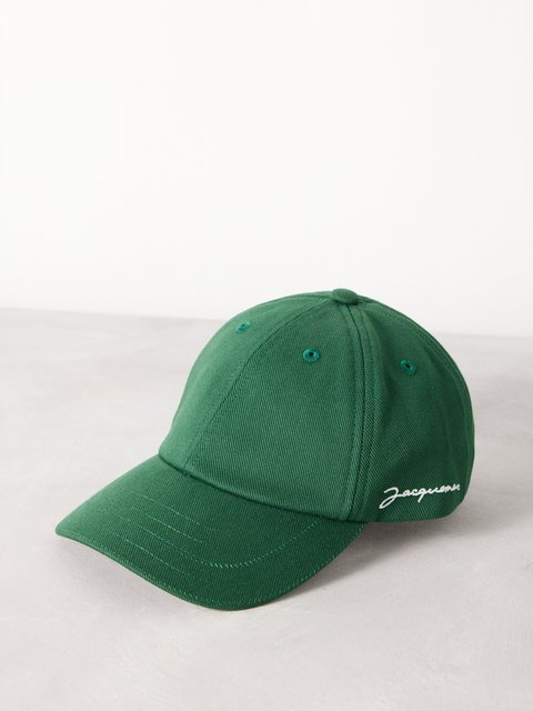 Green Casquette cotton-twill cap | Jacquemus | MATCHES UK