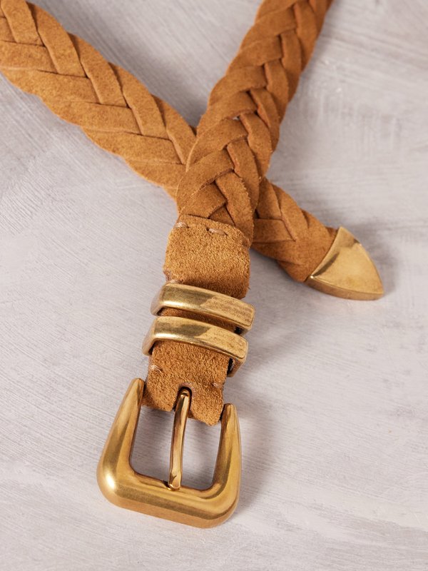 Brunello Cucinelli Braided leather belt