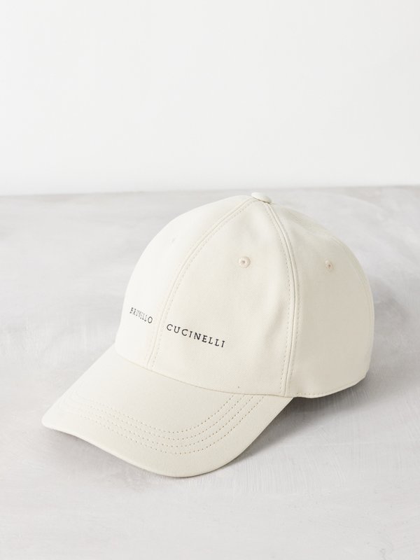Brunello Cucinelli Logo-embroidered cotton-gabardine baseball cap
