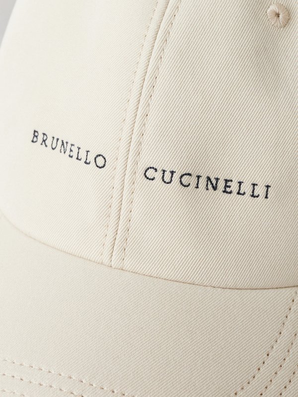 Brunello Cucinelli Logo-embroidered cotton-gabardine baseball cap