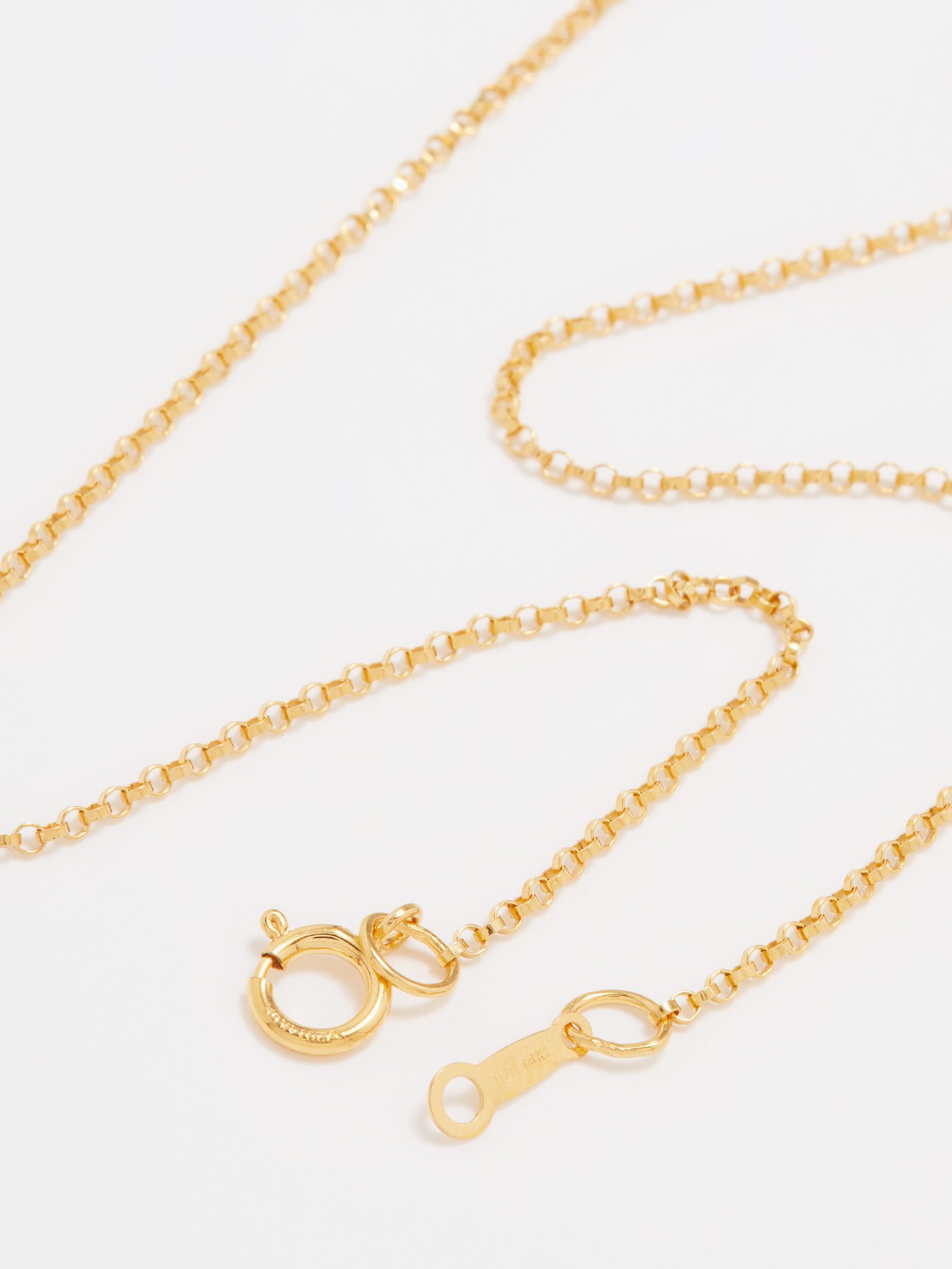 Gold The Lunar Rocks recycled 24kt gold plated necklace