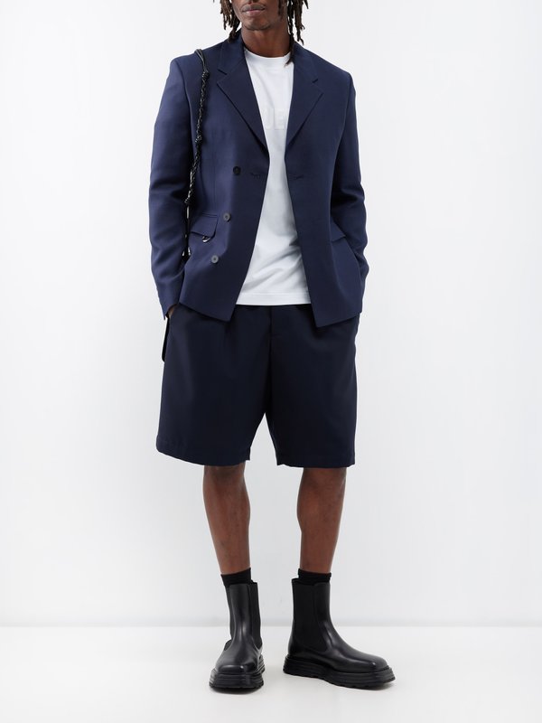 Jacquemus Melo single-breasted twill suit jacket