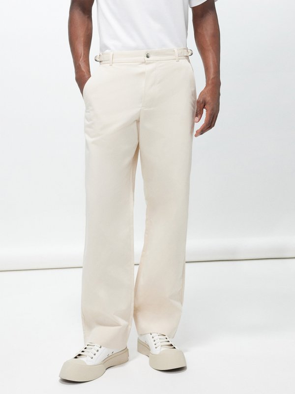 Jacquemus Jean cotton-blend twill suit trousers
