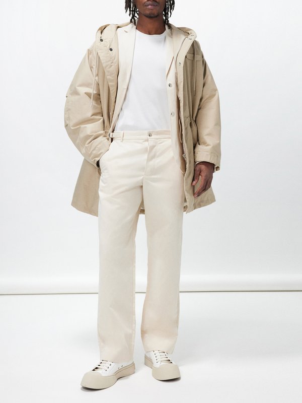 Jacquemus Jean cotton-blend twill suit trousers