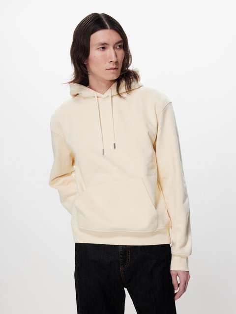 Jacquemus logo-embroidered hoodie - Blue