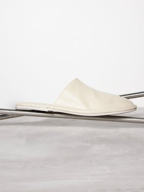 Marsèll Filo cracked-leather slippers