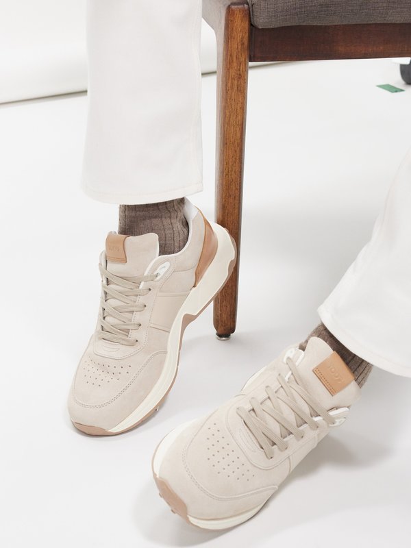 Tod's Leather and suede trainers