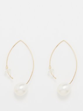 Mizuki Pearl & 14kt gold earrings