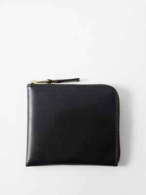 Comme des Garçons Wallet Hot-stamped leather wallet