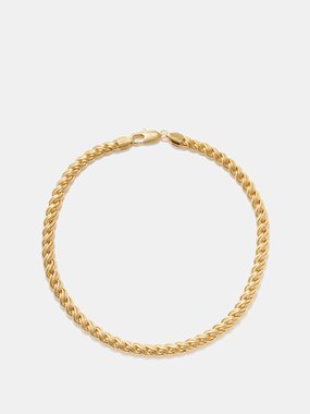 Joolz by Martha Calvo Madison braided-chain 14kt gold-plated necklace