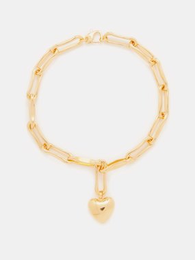 Joolz by Martha Calvo Heart 14kt gold-plated necklace