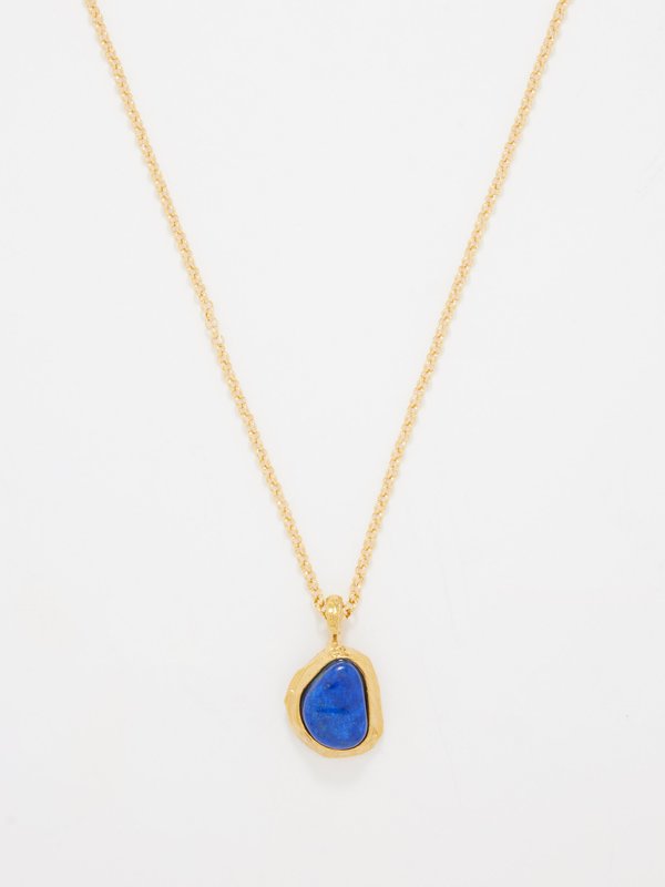 Alighieri Droplet of the Horizon 24kt gold-plated necklace
