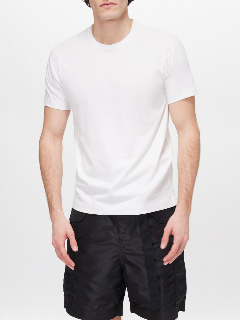 White Forever cotton-jersey T-shirt | Comme Des Garçons Shirt