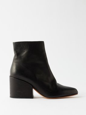 Gabriela Hearst Tito leather ankle boots
