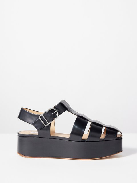 Mila studded leather platform on sale sandal