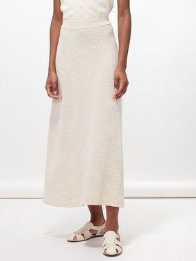 Giuliva Heritage The Sandy knitted cotton skirt