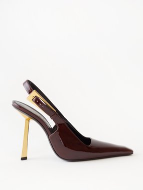 Saint Laurent Lace up shoes LEON 30 patent leather online shopping 