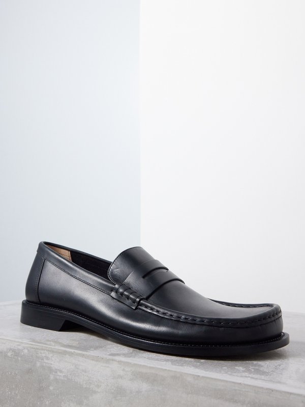 LOEWE Campo leather loafers