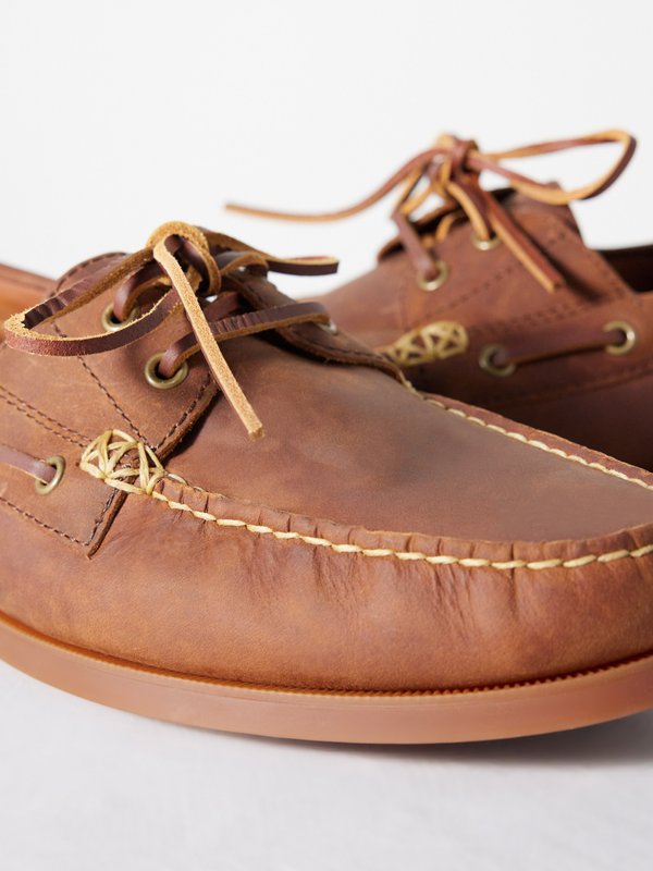 Polo Ralph Lauren Merton leather boat shoes
