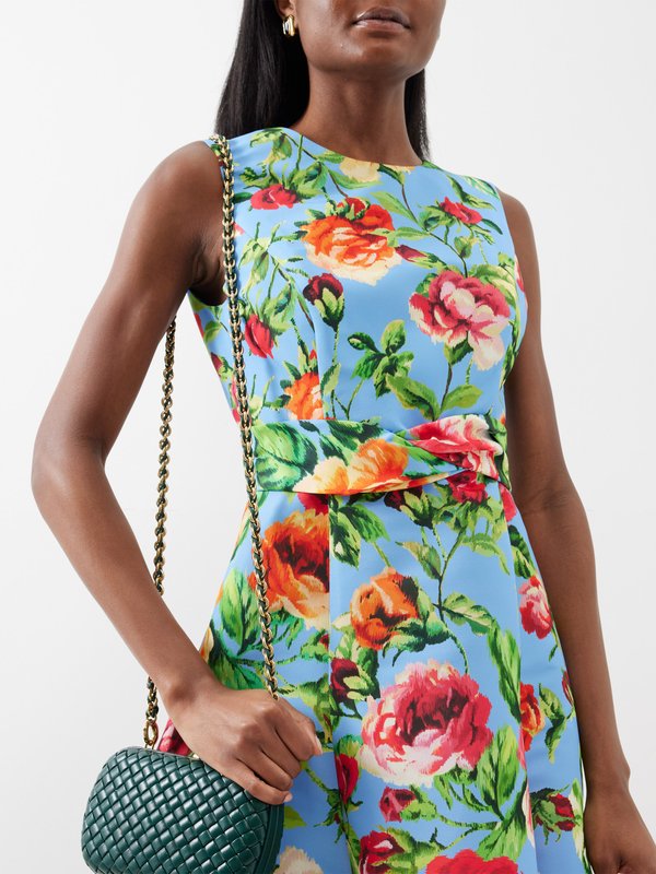 Carolina Herrera Floral-print faille dress