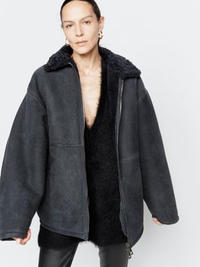 Petite Studio's Finnley Faux Fur Jacket in Ash - Women's Fashion