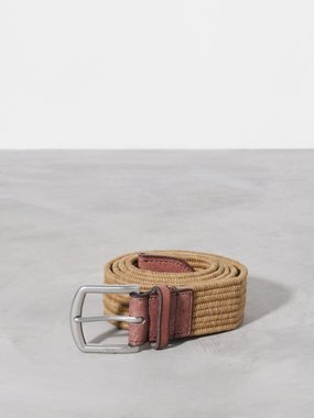 Polo Ralph Lauren Logo-embossed braided belt