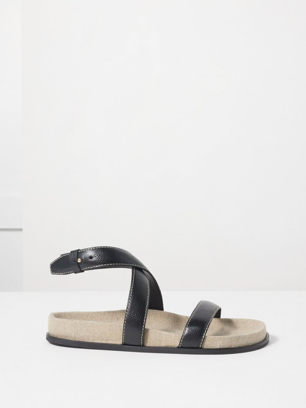 Toteme Wraparound leather sandals