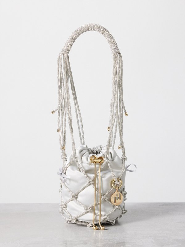 Rosantica (Rosantica ) Capri crystal-embellished satin bag