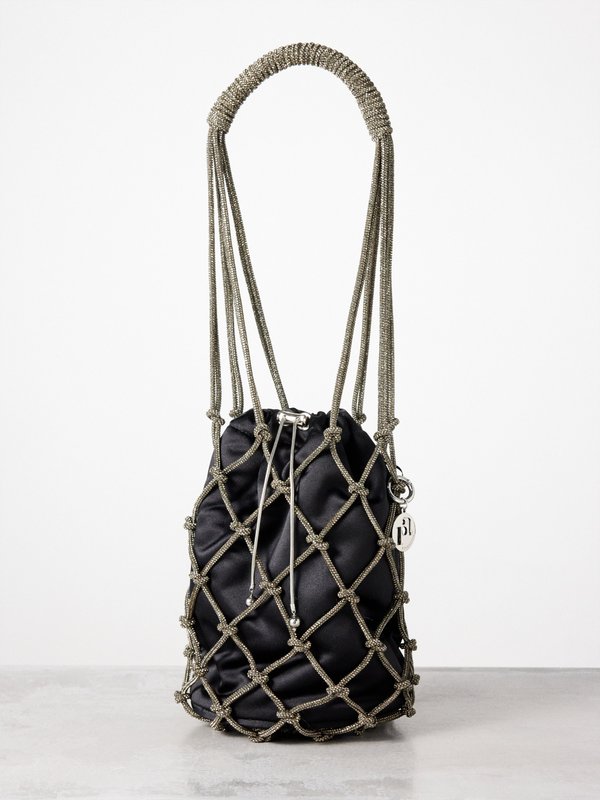 Rosantica (Rosantica ) Capri crystal-embellished satin bag