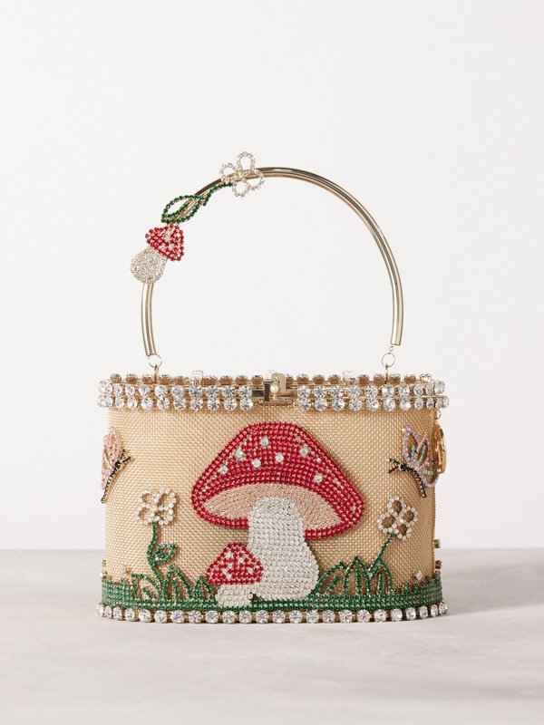 Rosantica (Rosantica ) Holli Mushroom crystal-embellished handbag