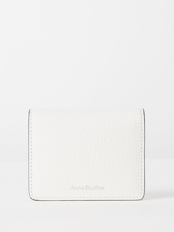 Acne Studios Grained-leather key ring cardholder