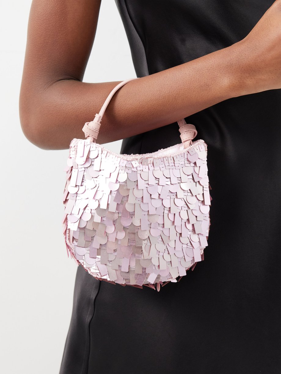 Buy Accessorize London Women's Sequin Mini Chain Party Sling Bag Online