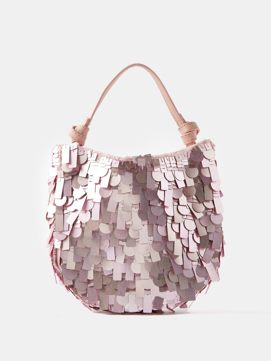 Buy Love Moschino Pink Sequined Shoulder Bag for Women Online | The  Collective