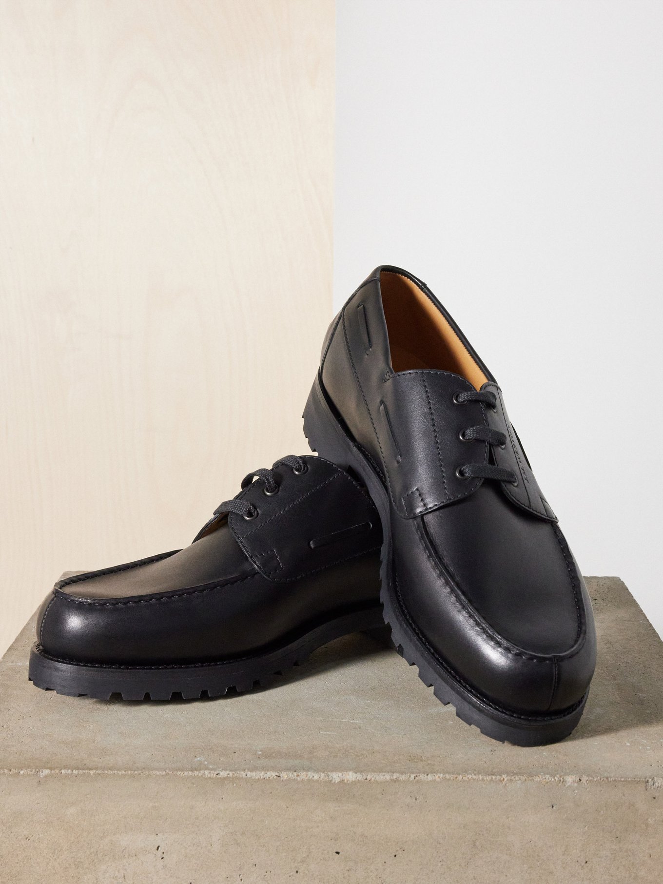 Deck leather Derby shoes J.M. Weston