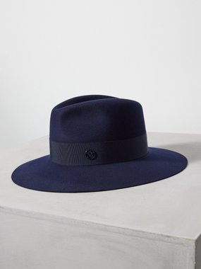 Maison Michel Henrietta wool-felt fedora hat