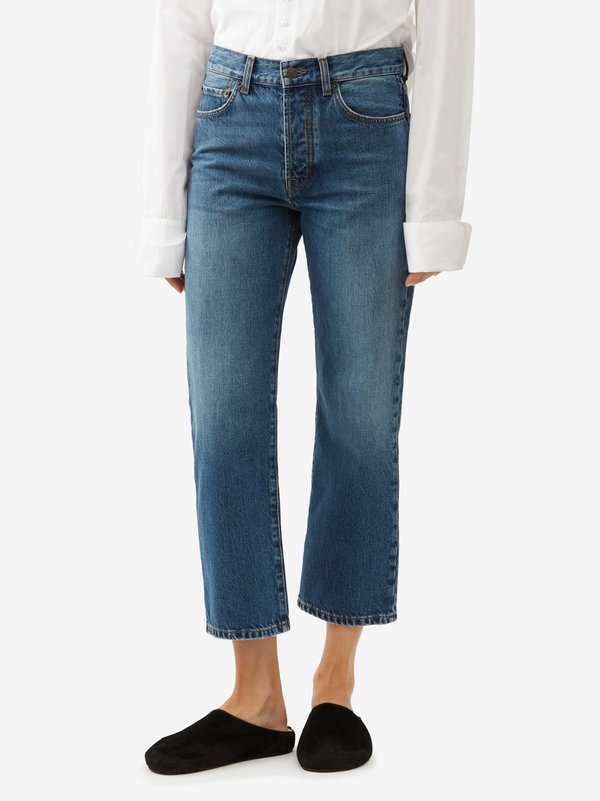 The Row Lesley cropped jeans