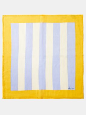 Lisa Corti x La Veste Nizam striped cotton napkin