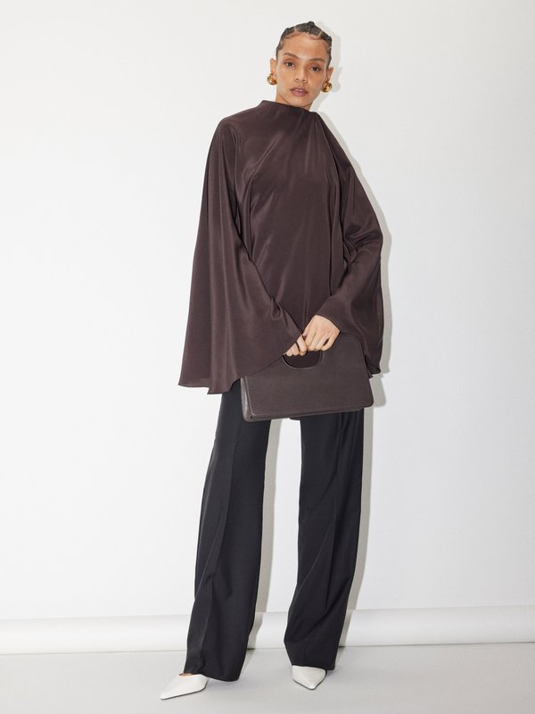 Marie Adam-Leenaerdt High-rise wool straight-leg trousers