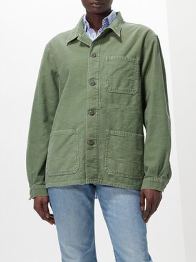 Polo Ralph Lauren Slubbed cotton-canvas shirt jacket
