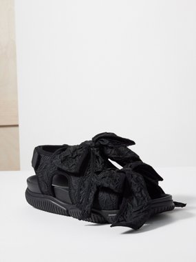 Cecilie Bahnsen Valeria bow-embellished cloqué sandals