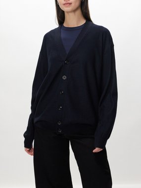Lemaire Twisted wool-blend cardigan